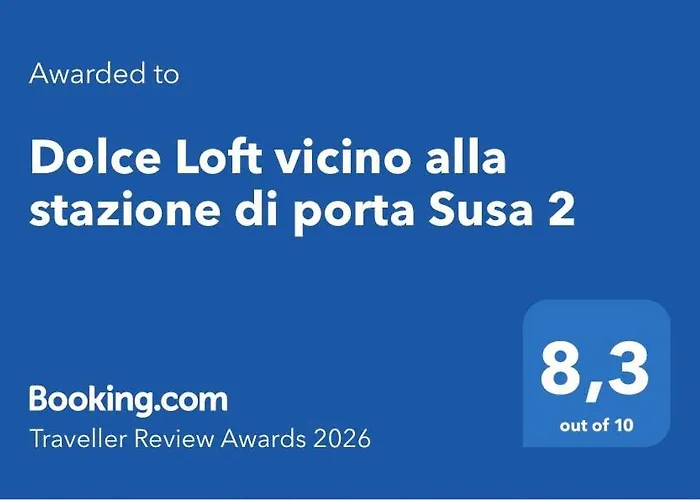 Apartamento Dolce Loft Vicino Stazione Di Porta Susa *